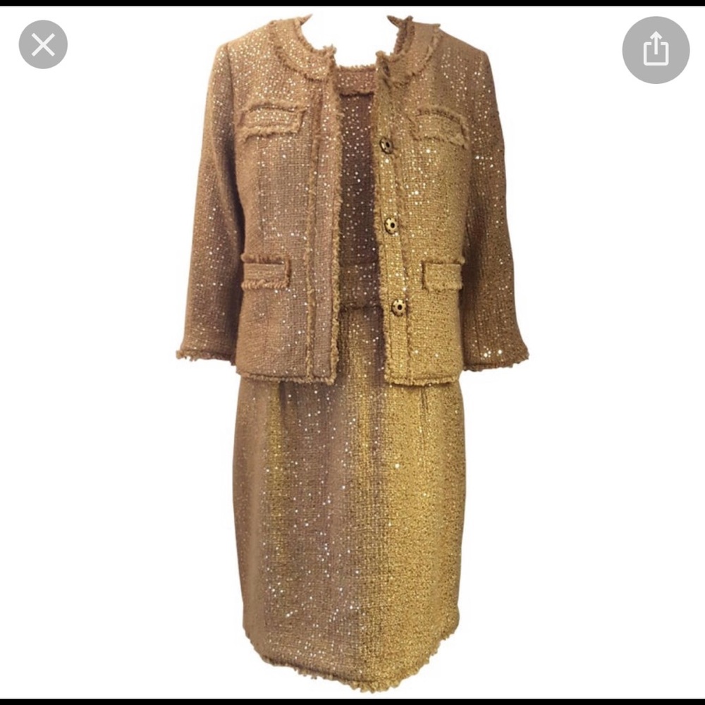 Michael Kors Tweed Dress Suit- size 6